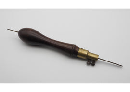 Early Rosewood & Brass Pad Saw and Blade