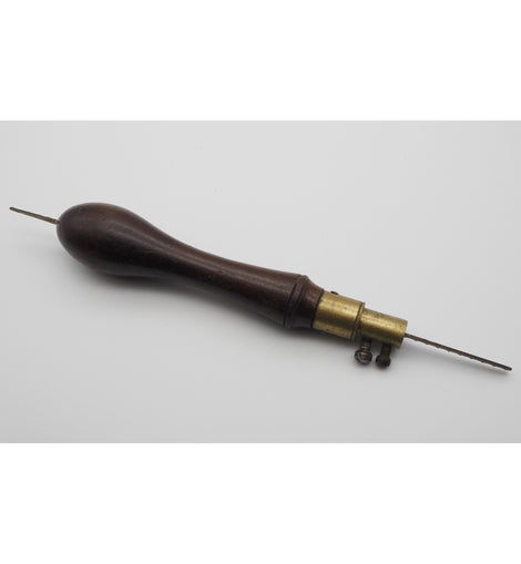 Early Rosewood & Brass Pad Saw and Blade