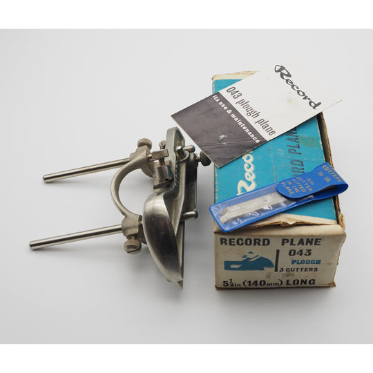 Good Clean Record Sheffield No. 043 Rebate Plane. Boxed