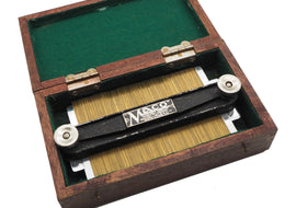 Large Maco Template Gauge in Original Wooden Box