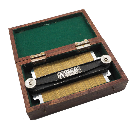 Large Maco Template Gauge in Original Wooden Box