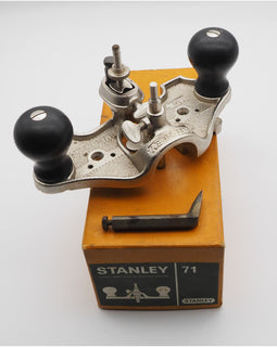Little Used Stanley England No. 71 Router. Boxed