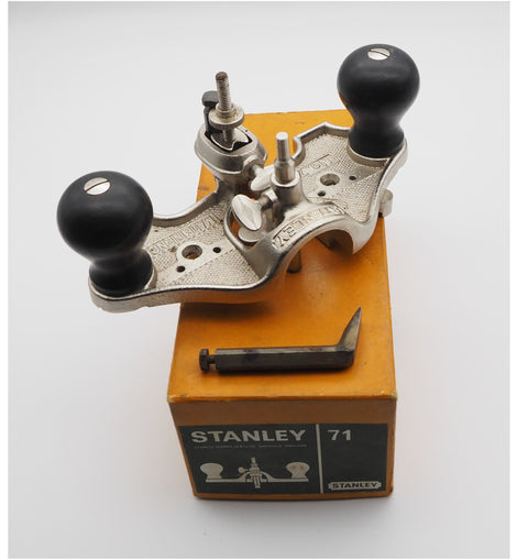 Little Used Stanley England No. 71 Router. Boxed