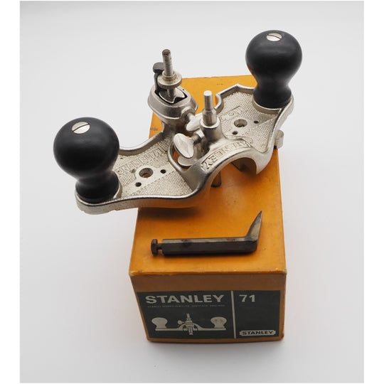 Little Used Stanley England No. 71 Router. Boxed