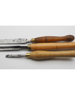 3 Good Vintage Turning Chisels