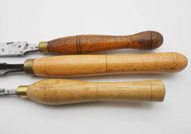 3 Good Vintage Turning Chisels