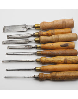 8 Good Vintage Bevel-Edged Chisels. Marples & Sorby