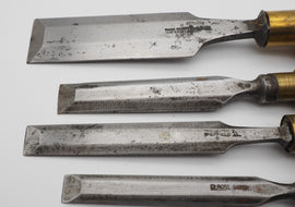 8 Good Vintage Bevel-Edged Chisels. Marples & Sorby