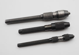 3 Good Engineers or Modelmakers Hand Drills or Pin Vices