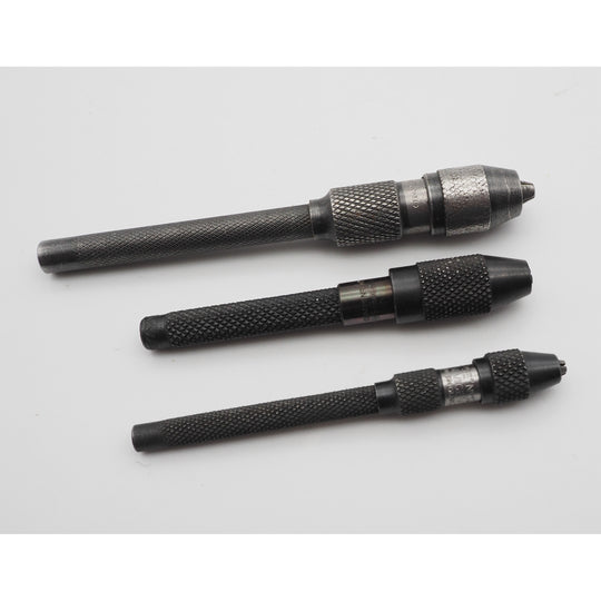 3 Good Engineers or Modelmakers Hand Drills or Pin Vices
