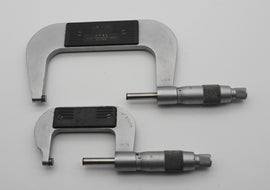 Pair of Large Size Engineers Micrometers by TESA of Switzerland