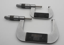 Pair of Large Size Engineers Micrometers by TESA of Switzerland