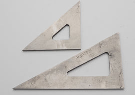 Good Clean Pair of Engineers Set Squares