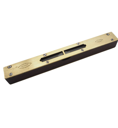 Superb Highest Quality Rosewood & Brass Level by Rabone