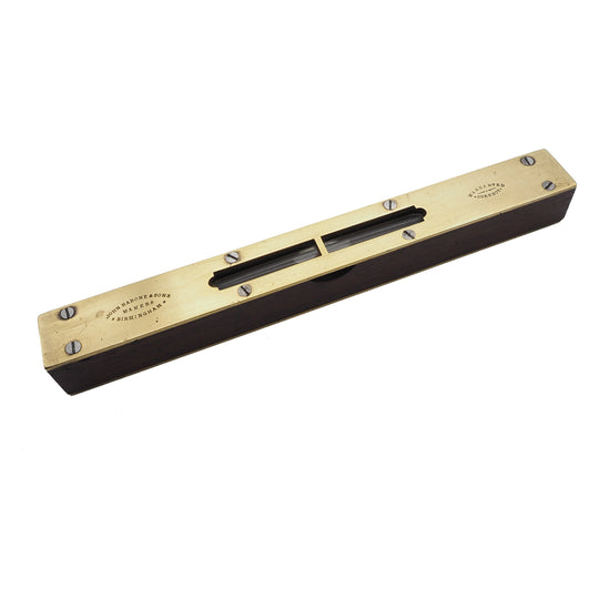 Superb Highest Quality Rosewood & Brass Level by Rabone