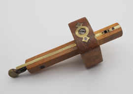 VERY RARE Boxwood Mortice Gauge by Mathieson