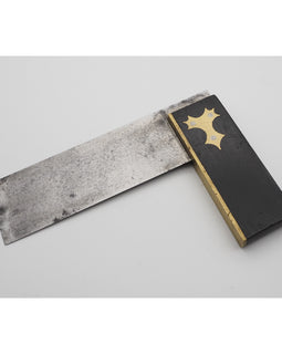 Good Ebony & Brass Small Square