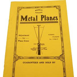 Norris London Metal Planes by The Atragal Press - Tool Bazaar