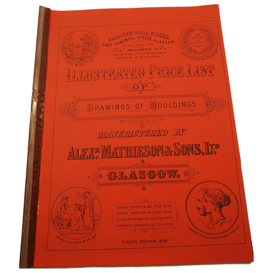 Illustrated Drawings of Mouldings Manufactured by Alex Mathieson & Sons