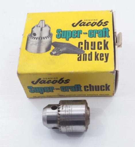 Jacobs Boxed Super-Craft Chuck and Key - Tool Bazaar
