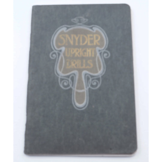 Original 1909 Snyder USA Upright Drills Catalogue