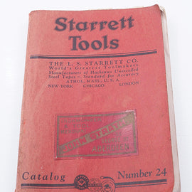 Original 1927 Starrett USA Tools Catalogue - Tool Bazaar