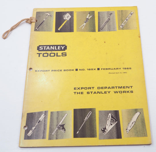 Original Stanley USA 1965  Export Catalogue