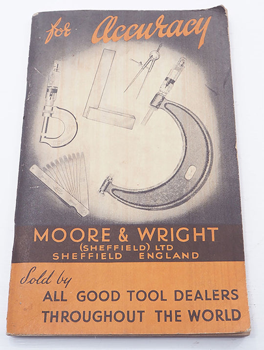 Original 1939 Moore & Wright of Sheffield Catalogue