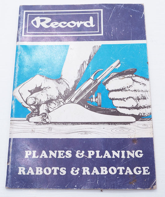 Original Record Sheffield Planes & Planing Book