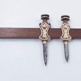 Small Decorative Pair Of Trammels - Tool Bazaar