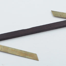 Early Rosewood and Brass Double Bevel - Tool Bazaar