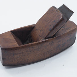 Large Steel Based Wooden Compass Plane - Tool Bazaar