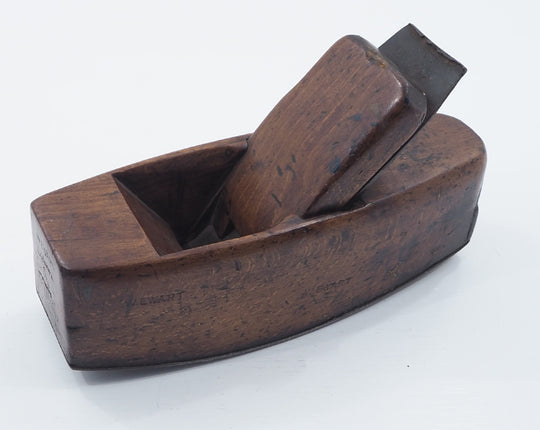 Large Steel Based Wooden Compass Plane