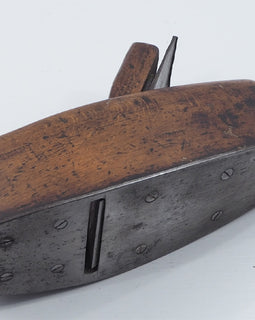 Large Steel Based Wooden Compass Plane - Tool Bazaar