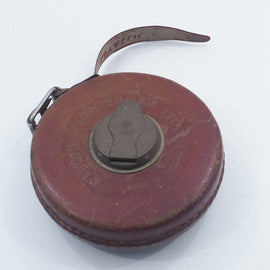 33 Foot Leather Cased Tape Measure by Rabone Chesterman - Tool Bazaar