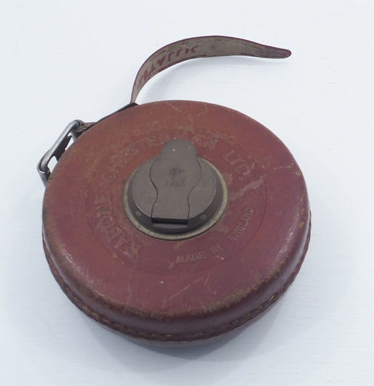 33 Foot Leather Cased Tape Measure by Rabone Chesterman
