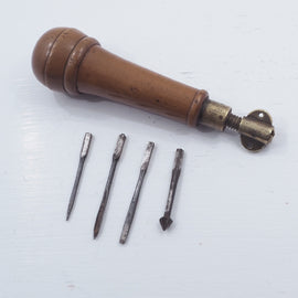 Boxwood & Brass Tool Pad with Parts - Tool Bazaar