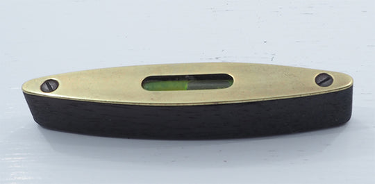 Small Boat-Shaped Rosewood Pocket Level