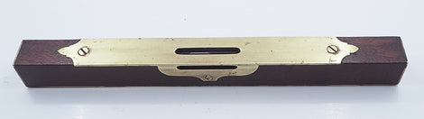 Superb Scottish Fancy Brass Inlaid Level - Tool Bazaar