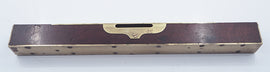Superb Scottish Fancy Brass Inlaid Level - Tool Bazaar
