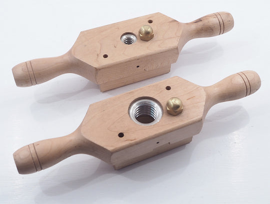 Superb Pair of Beech Screw Boxes
