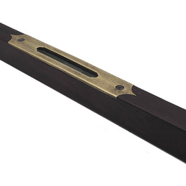 Scottish Mahogany & Brass Inlaid Level - Tool Bazaar