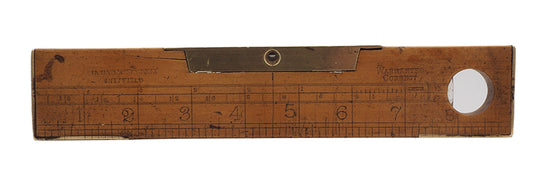Rare Marples, Sheffield Boxwood Rule & Level