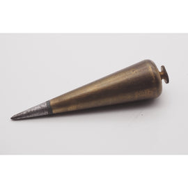 4 1/2" Long Conical Brass Plumb Bob