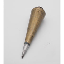 4 1/2" Long Conical Brass Plumb Bob