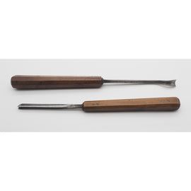 2 Superb Early Henry Taylor Carving Chisels
