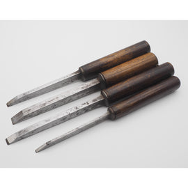 4 Good Early Pig Sticker Mortice Chisels