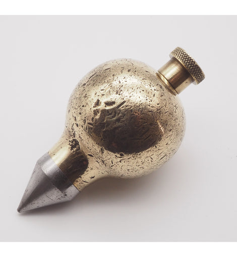 Early Steel Tipped Gunmetal Plumb Bob