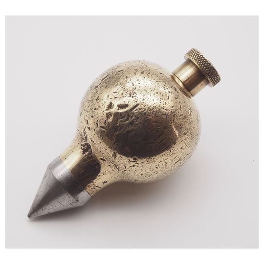 Early Steel Tipped Gunmetal Plumb Bob