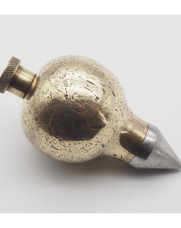 Early Steel Tipped Gunmetal Plumb Bob